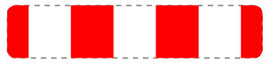 1 Stuk of traffic sign  2-15 cm LH-Verk-600-33