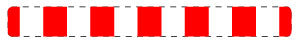 1 Stuk of traffic sign  2-15 cm LH-Verk-600-36