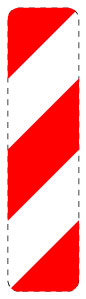 1 Stuk of traffic sign  2-15 cm LH-Verk-605-10