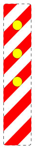 1 Stuk of traffic sign  2-15 cm LH-Verk-605-12