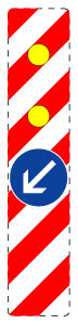 1 Stuk of traffic sign  2-15 cm LH-Verk-605-13
