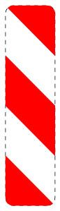 1 Stuk of traffic sign  2-15 cm LH-Verk-605-20