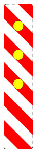 1 Stuk of traffic sign  2-15 cm LH-Verk-605-22