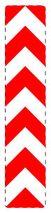 1 Stuk of traffic sign  2-15 cm LH-Verk-605-32
