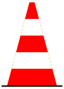 1 Stuk of traffic sign  2-15 cm LH-Verk-610-42
