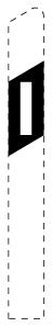 1 Stuk of traffic sign  2-15 cm LH-Verk-620-40