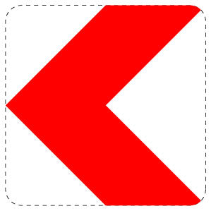 1 Stuk of traffic sign  2-15 cm LH-Verk-625-10