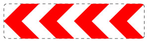 1 Stuk of traffic sign  2-15 cm LH-Verk-625-12
