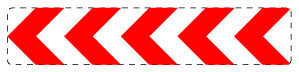 1 Stuk of traffic sign  2-15 cm LH-Verk-625-13