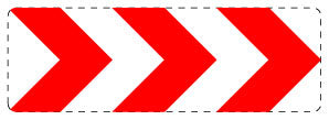 1 Stuk of traffic sign  2-15 cm LH-Verk-625-21