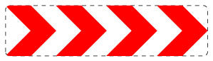 1 Stuk of traffic sign  20-70 cm LH-Verk-625-22