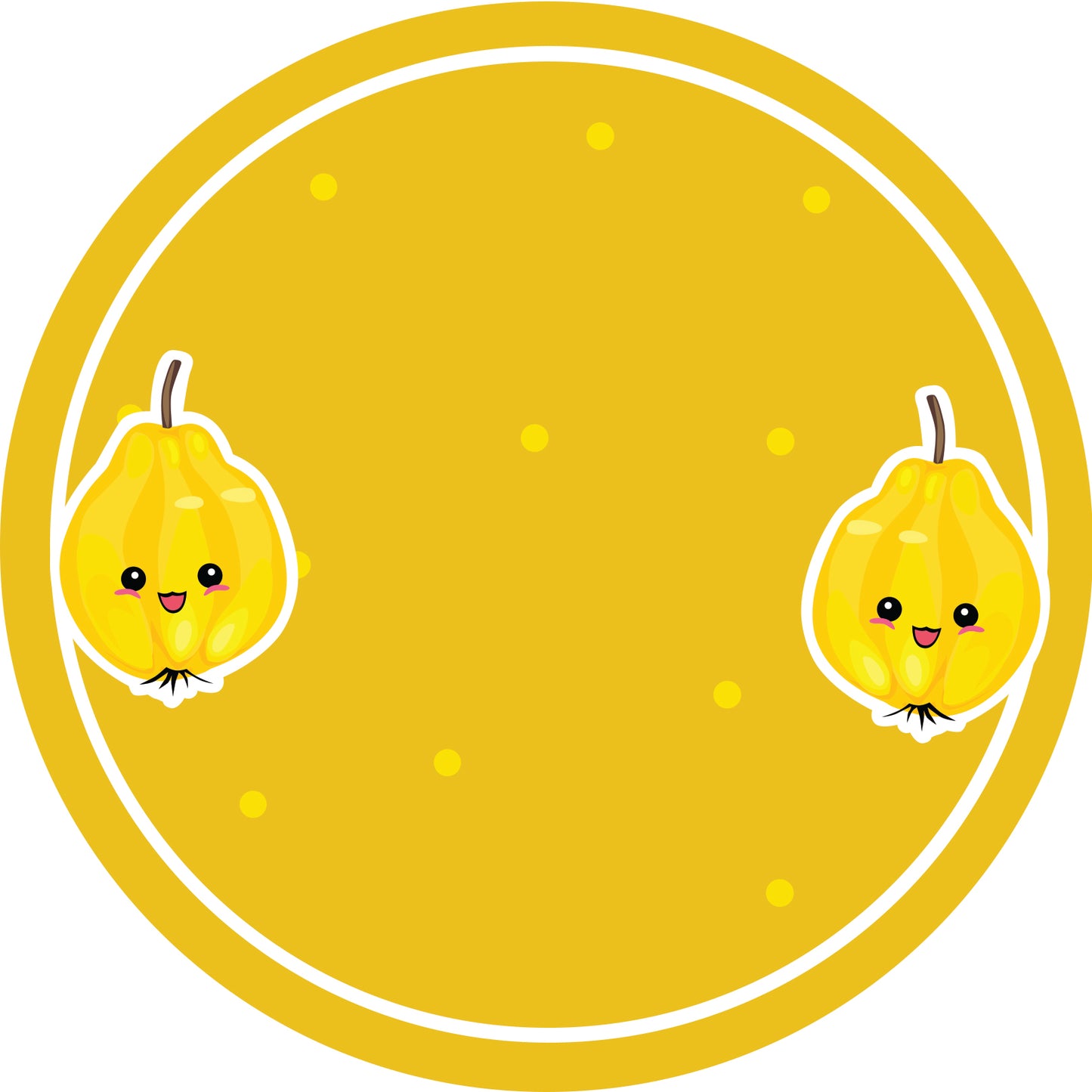 Jam stickers, preserving lables, household lables, round shape labels with matte finish LHMAR17120-Quince