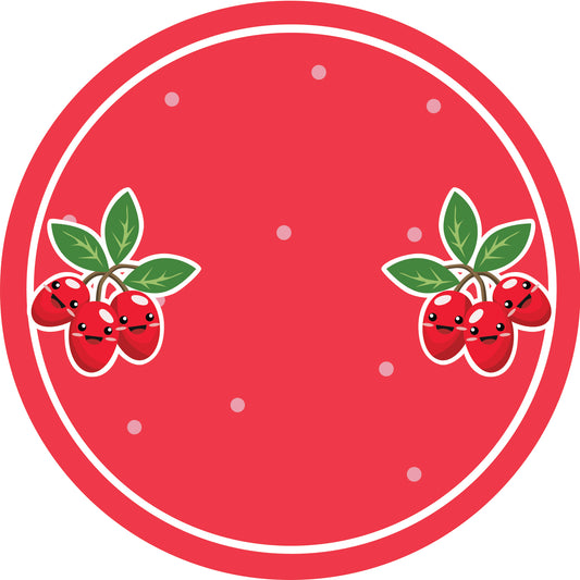 Jam stickers, preserving lables, household lables, round shape labels with matte finish LHMAR17230-Karanda Plum