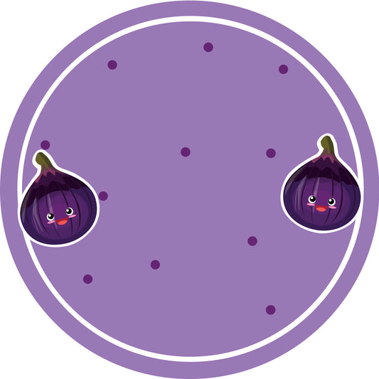 Jam stickers, preserving lables, household lables, round shape labels with matte finish LHMAR17270-Fig