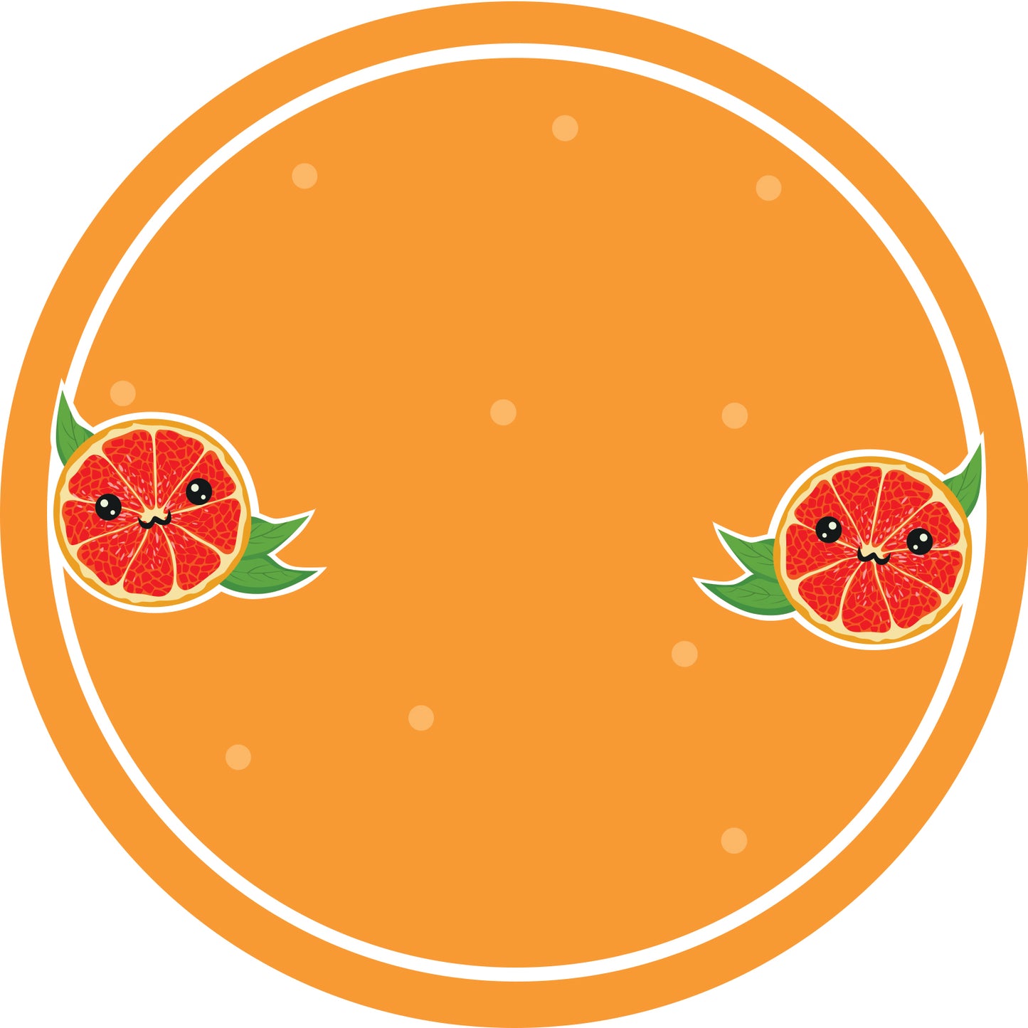 Jam stickers, preserving lables, household lables, round shape labels with matte finish LHMAR17280-Grapefruit