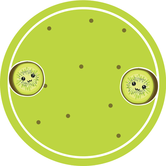 Jam stickers, preserving lables, household lables, round shape labels with matte finish LHMAR17300-Kiwi