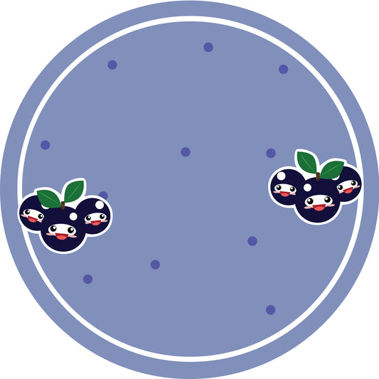 Jam stickers, preserving lables, household lables, round shape labels with matte finish LHMAR17540-Jabuticaba Berries