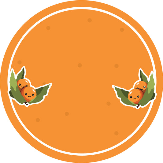 Jam stickers, preserving lables, household lables, round shape labels with matte finish LHMAR17710-Physalis (Cape Gooseberry)