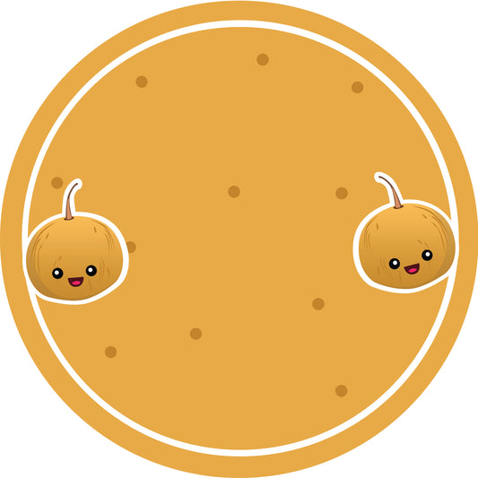 Jam stickers, preserving lables, household lables, round shape labels with matte finish LHMAR17730-Santol