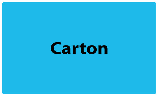 1000 autocollants de séparation des déchets "Carton" en plastique F-GRPWA160