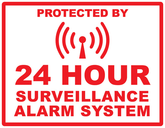 Alarm sticker 2-7 cm LH-ALARM-H-10400-0 Material transparent