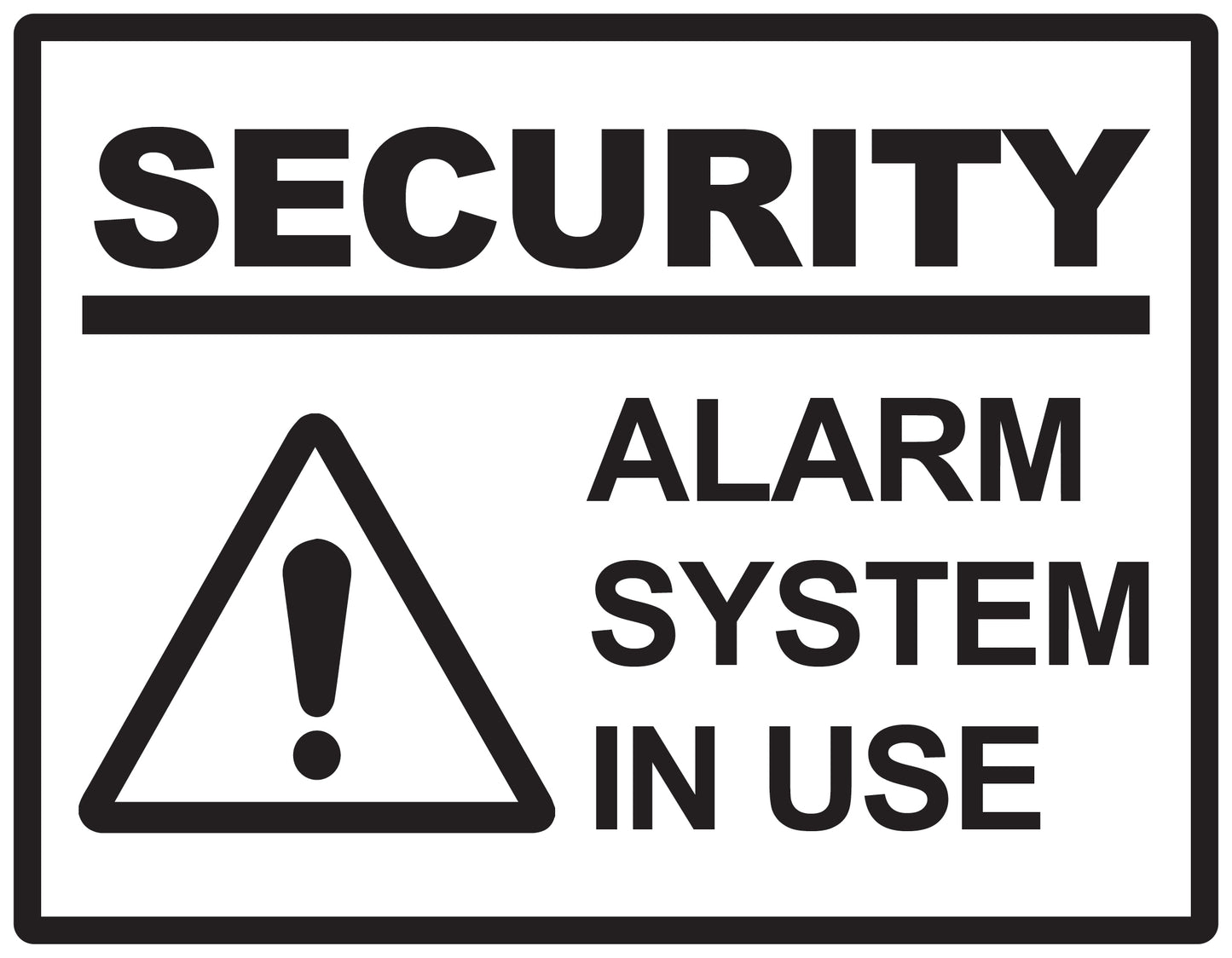 Alarm sticker 2-7 cm LH-ALARM-H-10600-88 Material transparent