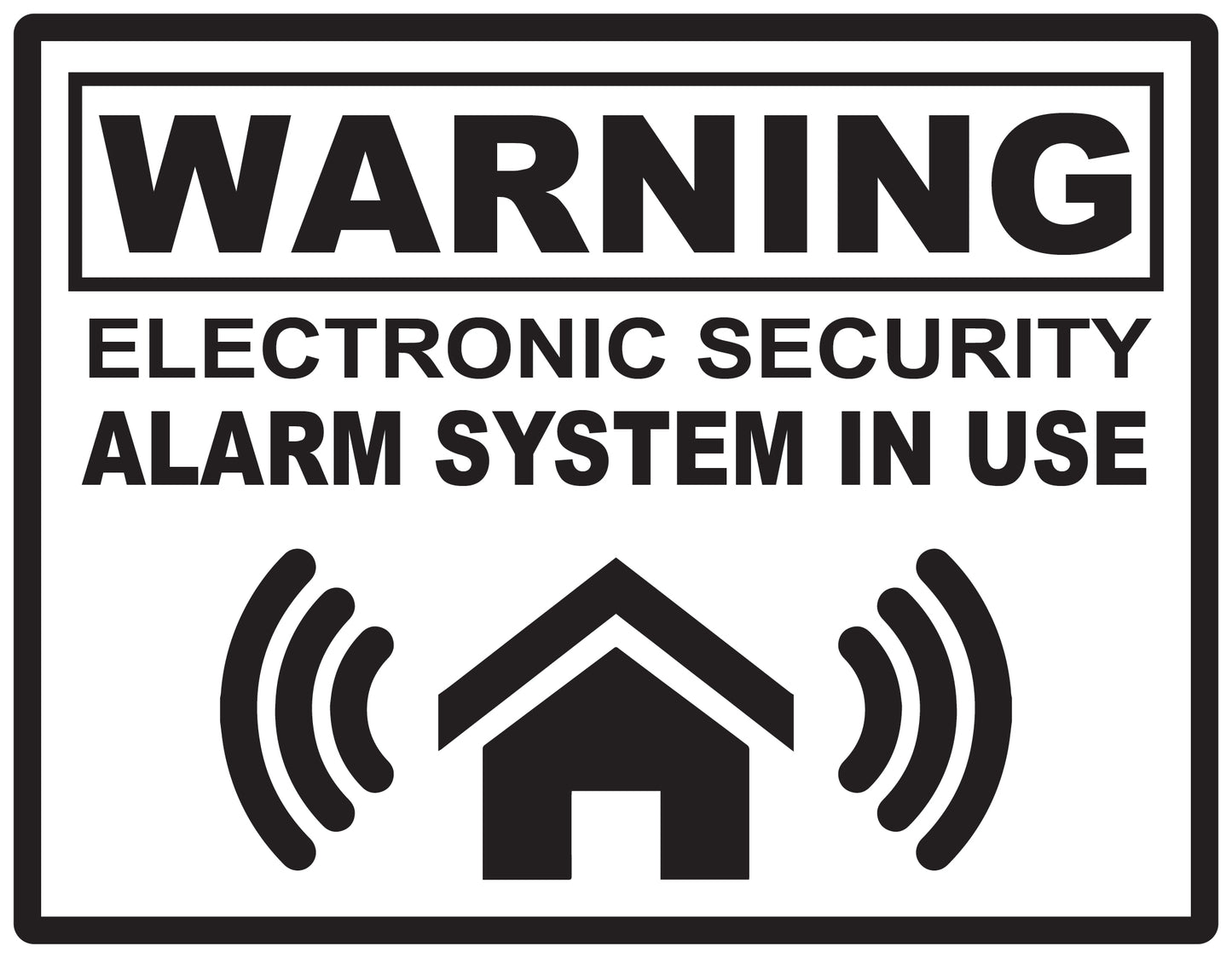 Alarm sticker 2-7 cm LH-ALARM-H-10900-88 Material transparent