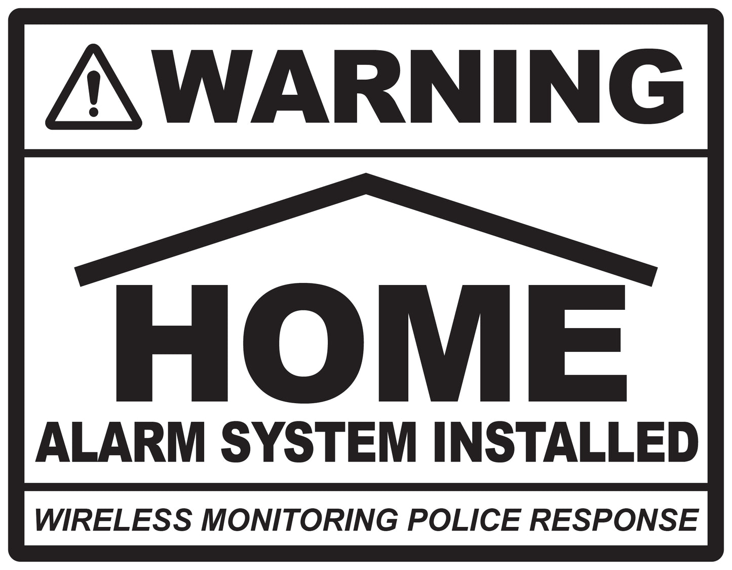 Alarm sticker 2-7 cm LH-ALARM-H-11300-88 Material transparent