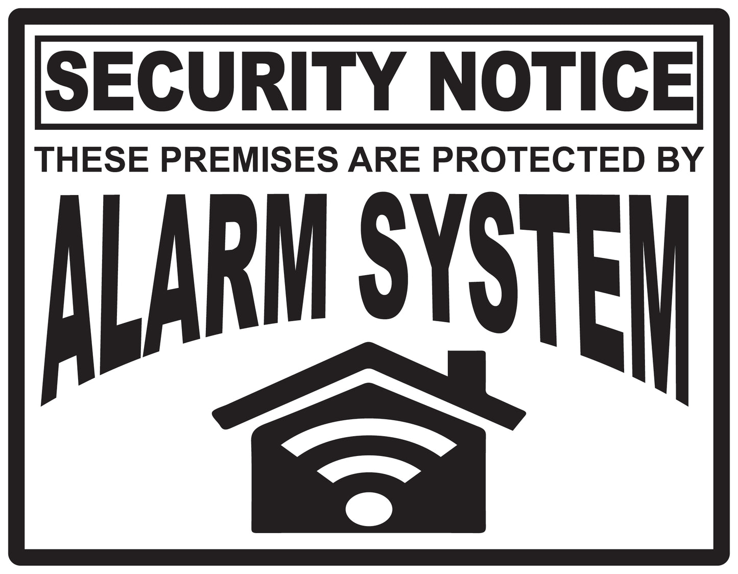 Alarm sticker 2-7 cm LH-ALARM-H-11400-88 Material transparent