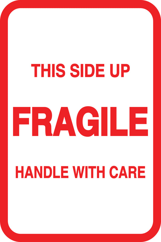Fragile - Fragile sticker "This side up Fragile handle with care" LH-FRAGILE-V-10100-14-0