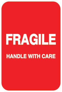 Fragile - Fragile sticker "Handle with care Fragile Thank You" LH-FRAGILE-V-10500-0-14