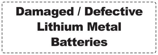 Lithium sticker 3 cm - 20 cm wide LH-LITHIUM4020