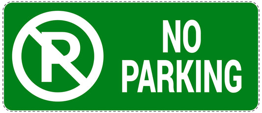 No parking Sticker "No parking " LH-NPRK-1110-54