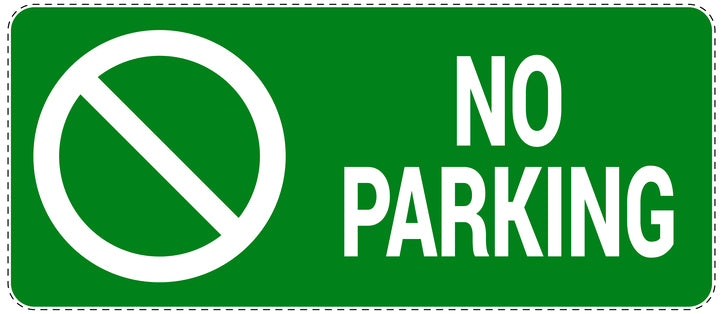 No parking Sticker "No parking " LH-NPRK-1120-54