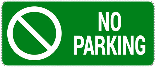 No parking Sticker "No parking " LH-NPRK-1120-54