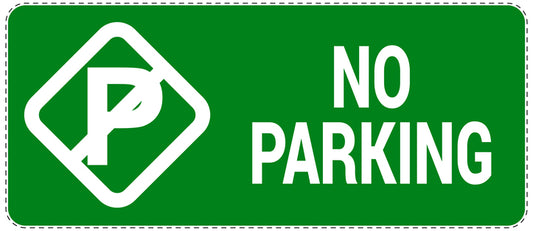 No parking Sticker "No parking" LH-NPRK-1230-54
