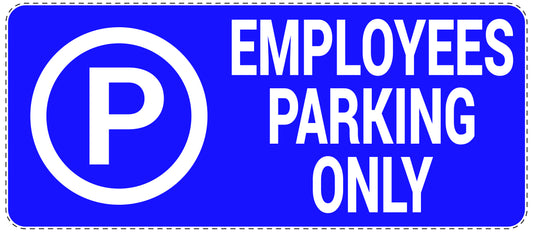 No parking Sticker "Employees parking only" LH-NPRK-1330-44