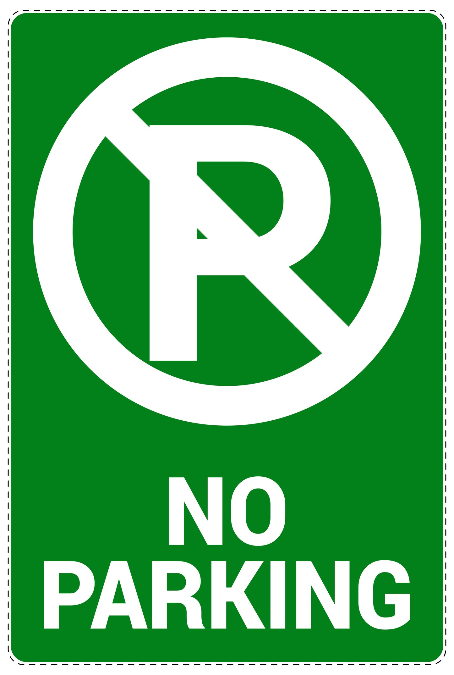 No parking Sticker "No parking " LH-NPRK-2110-54