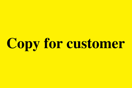 1000 stickers office organization "copy for customer" made of paper LH-OFFICE1500-PA