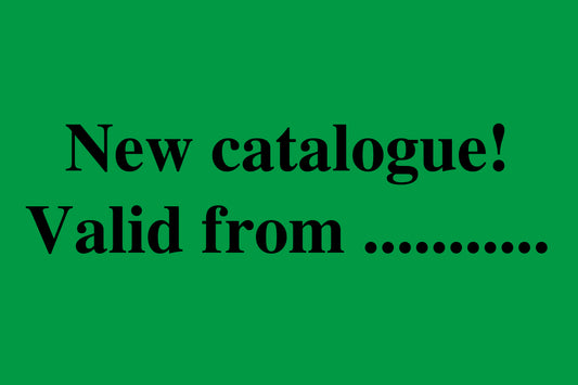 1000 stickers office organization "New catalogue! valid from....." made of Plastic LH-OFFICE3200-PE