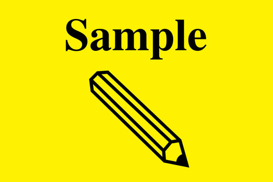 1000 stickers office organization "Sample" made of Plastic LH-OFFICE3300-PE