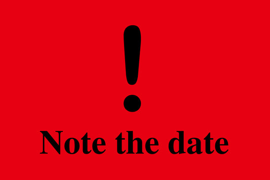 1000 stickers office organization "Note the date" made of paper LH-OFFICE3700-PA