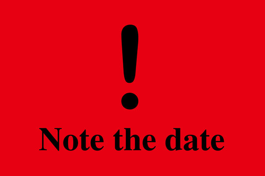 1000 stickers office organization "Note the date" made of Plastic LH-OFFICE3700-PE