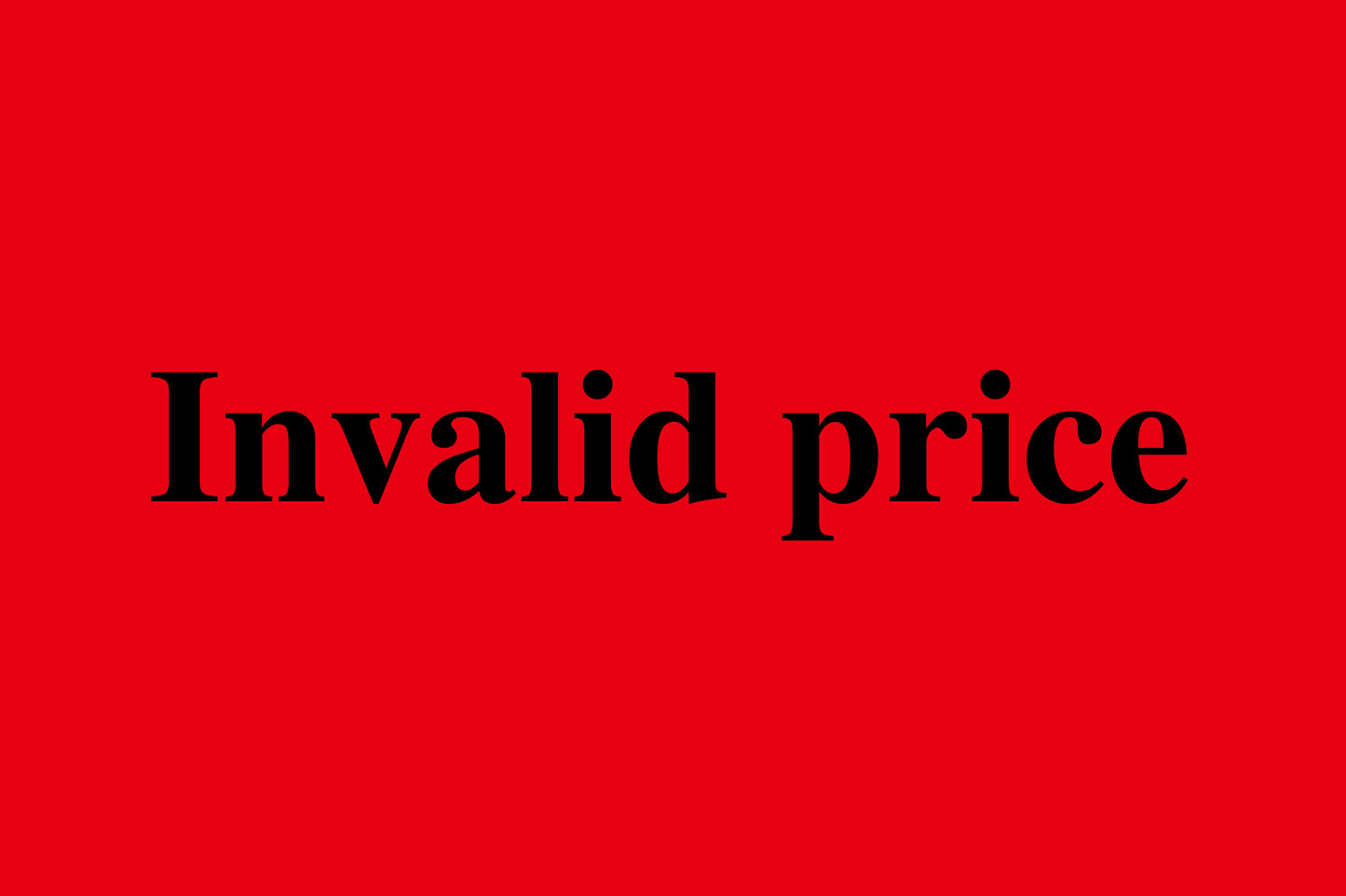 1000 stickers office organization "Invalid price" made of Plastic LH-OFFICE400-PE