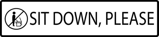Building sticker pictograms "Sitdown, please" 5-30 cm LH-PIKTO1340-88