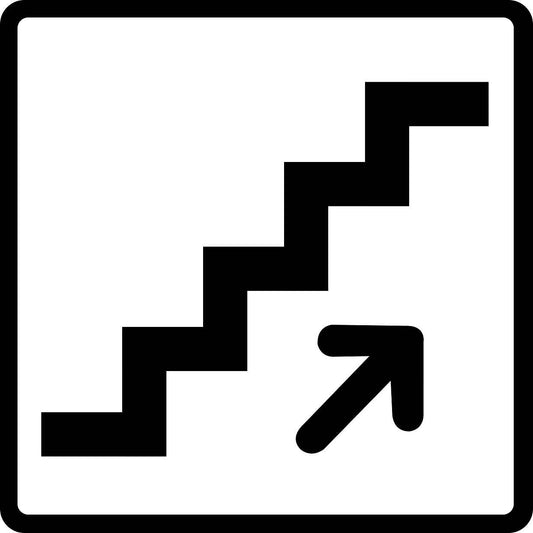 Building sticker pictograms "Stairway up" 5-30 cm LH-PIKTO2110-88