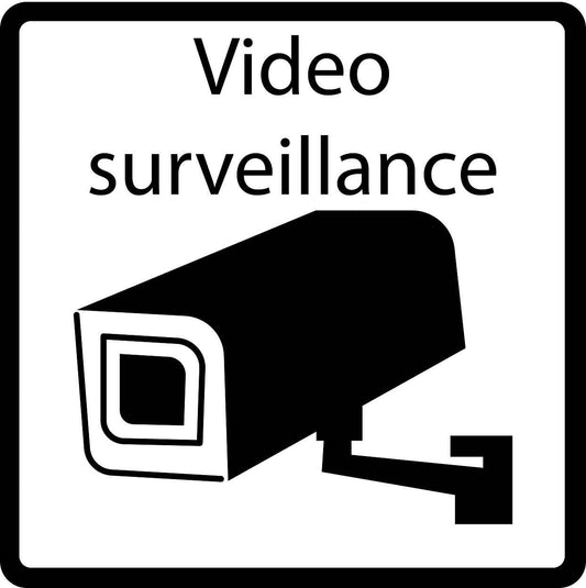 Building sticker pictograms "Video Surveillance" 5-30 cm LH-PIKTO2200-88