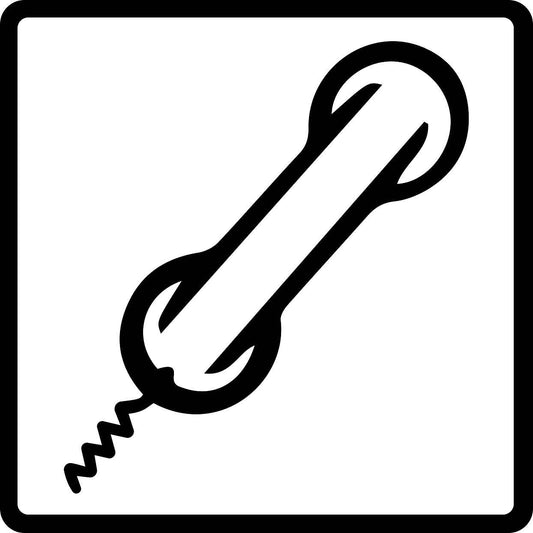 Building sticker pictograms "telephone" 5-30 cm LH-PIKTO2600-88
