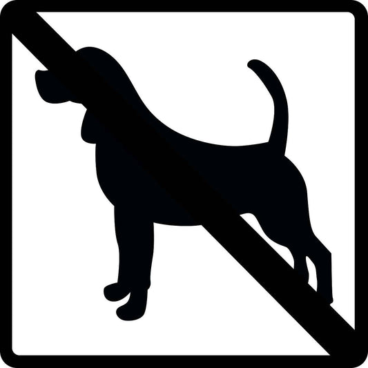Building sticker pictograms "Dogs not allowed" 5-30 cm LH-PIKTO3000-88