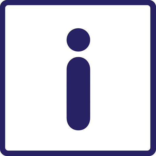 Building sticker pictograms "Information symbol" 5-30 cm LH-PIKTO4000-44